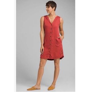 Prana Talton Dress in Patina Red - Size Small
